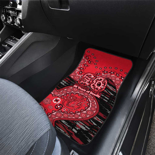 St Kilda Saints NAIDOC Week 2026 Car Mats Australian Aboriginal Dot Art Dreamtime Pattern Style