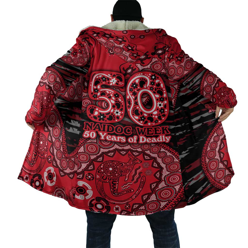St Kilda Saints NAIDOC Week 2026 Cloak Australian Aboriginal Dot Art Dreamtime Pattern Style