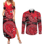 St Kilda Saints NAIDOC Week 2026 Couples Matching Summer Maxi Dress and Long Sleeve Button Shirt Australian Aboriginal Dot Art Dreamtime Pattern Style