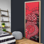 St Kilda Saints NAIDOC Week 2026 Door Cover Australian Aboriginal Dot Art Dreamtime Pattern Style