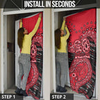 St Kilda Saints NAIDOC Week 2026 Door Cover Australian Aboriginal Dot Art Dreamtime Pattern Style