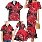 St Kilda Saints NAIDOC Week 2026 Family Matching Mermaid Dress and Hawaiian Shirt Australian Aboriginal Dot Art Dreamtime Pattern Style