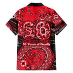 St Kilda Saints NAIDOC Week 2026 Family Matching Mermaid Dress and Hawaiian Shirt Australian Aboriginal Dot Art Dreamtime Pattern Style