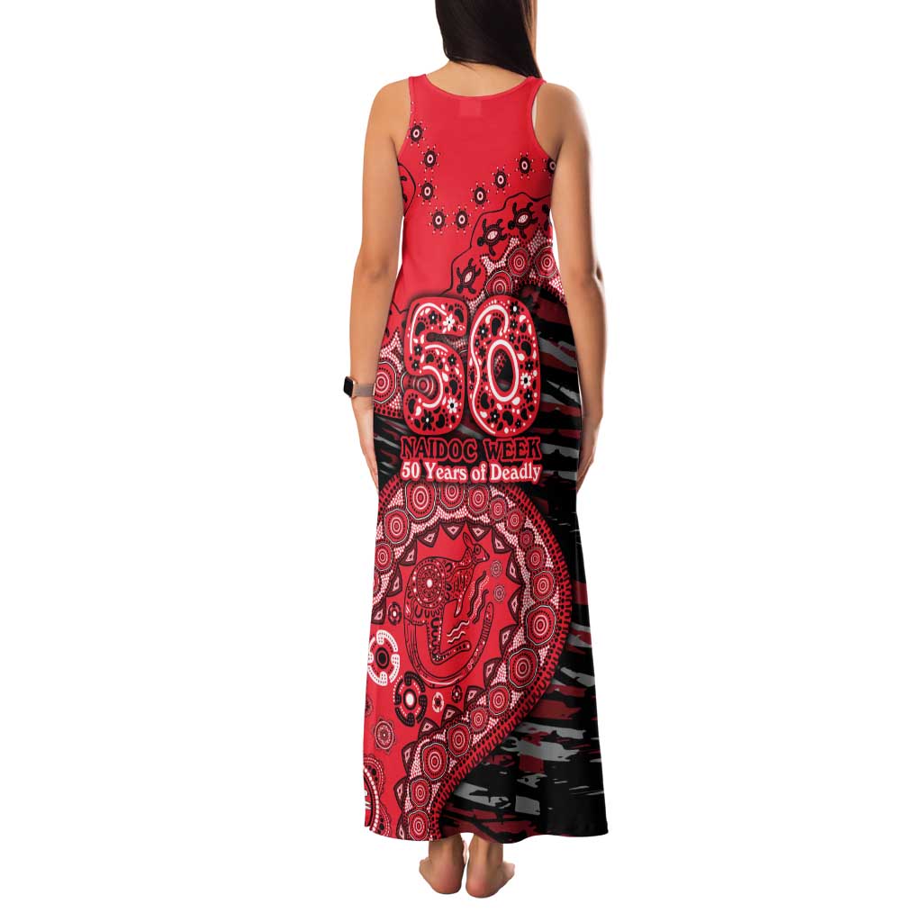 St Kilda Saints NAIDOC Week 2026 Family Matching Tank Maxi Dress and Hawaiian Shirt Australian Aboriginal Dot Art Dreamtime Pattern Style