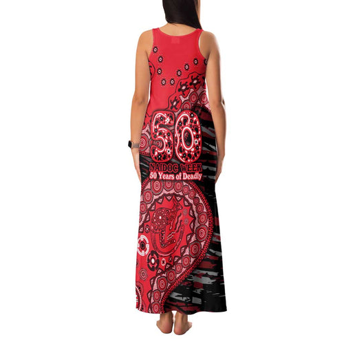 St Kilda Saints NAIDOC Week 2026 Family Matching Tank Maxi Dress and Hawaiian Shirt Australian Aboriginal Dot Art Dreamtime Pattern Style