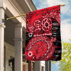 St Kilda Saints NAIDOC Week 2026 Garden Flag Australian Aboriginal Dot Art Dreamtime Pattern Style