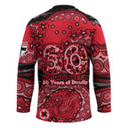 St Kilda Saints NAIDOC Week 2026 Hockey Jersey Australian Aboriginal Dot Art Dreamtime Pattern Style