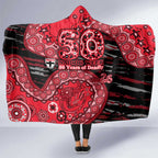 St Kilda Saints NAIDOC Week 2026 Hooded Blanket Australian Aboriginal Dot Art Dreamtime Pattern Style