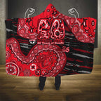 St Kilda Saints NAIDOC Week 2026 Hooded Blanket Australian Aboriginal Dot Art Dreamtime Pattern Style