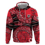 St Kilda Saints NAIDOC Week 2026 Hoodie Australian Aboriginal Dot Art Dreamtime Pattern Style