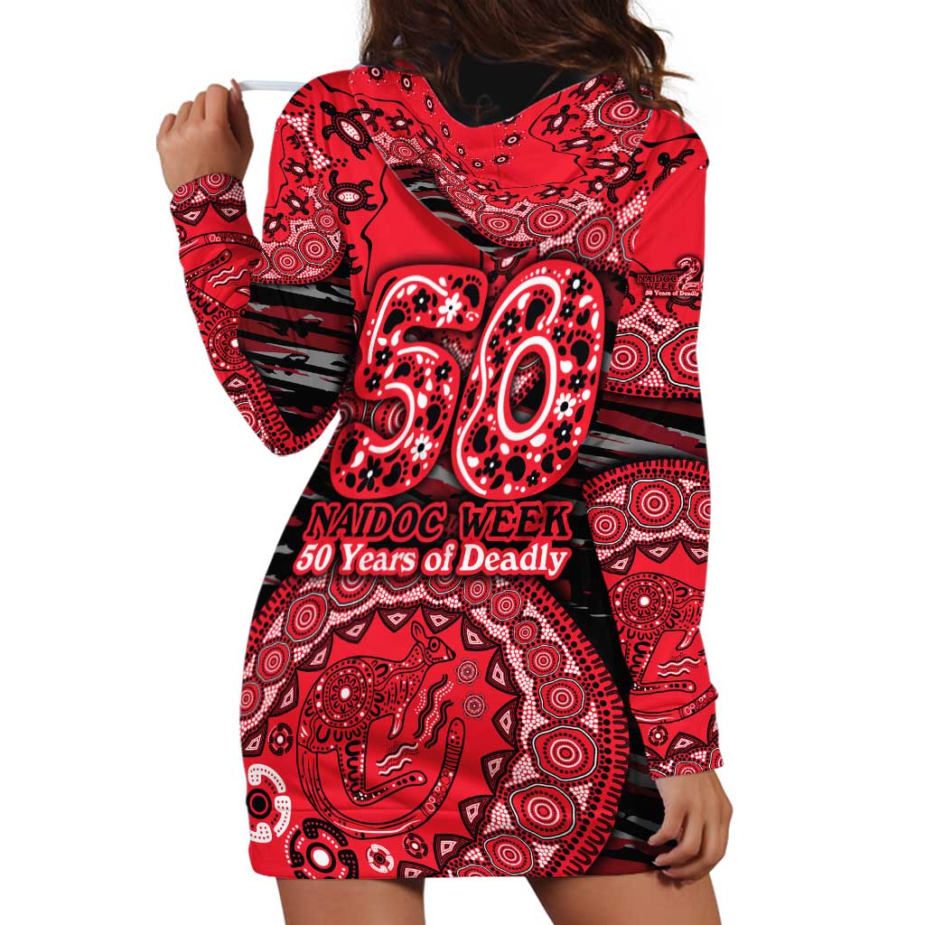 St Kilda Saints NAIDOC Week 2026 Hoodie Dress Australian Aboriginal Dot Art Dreamtime Pattern Style