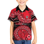St Kilda Saints NAIDOC Week 2026 Kid Hawaiian Shirt Australian Aboriginal Dot Art Dreamtime Pattern Style