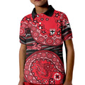St Kilda Saints NAIDOC Week 2026 Kid Polo Shirt Australian Aboriginal Dot Art Dreamtime Pattern Style