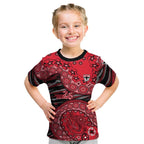 St Kilda Saints NAIDOC Week 2026 Kid T Shirt Australian Aboriginal Dot Art Dreamtime Pattern Style