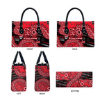 St Kilda Saints NAIDOC Week 2026 Leather Bag Australian Aboriginal Dot Art Dreamtime Pattern Style
