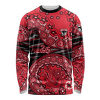 St Kilda Saints NAIDOC Week 2026 Long Sleeve Shirt Australian Aboriginal Dot Art Dreamtime Pattern Style