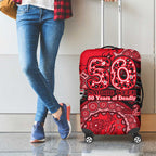 St Kilda Saints NAIDOC Week 2026 Luggage Cover Australian Aboriginal Dot Art Dreamtime Pattern Style