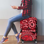 St Kilda Saints NAIDOC Week 2026 Luggage Cover Australian Aboriginal Dot Art Dreamtime Pattern Style