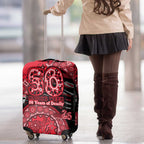 St Kilda Saints NAIDOC Week 2026 Luggage Cover Australian Aboriginal Dot Art Dreamtime Pattern Style