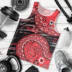 St Kilda Saints NAIDOC Week 2026 Men Tank Top Australian Aboriginal Dot Art Dreamtime Pattern Style