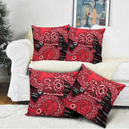 St Kilda Saints NAIDOC Week 2026 Pillow Cover Australian Aboriginal Dot Art Dreamtime Pattern Style