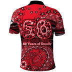 St Kilda Saints NAIDOC Week 2026 Polo Shirt Australian Aboriginal Dot Art Dreamtime Pattern Style