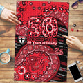 St Kilda Saints NAIDOC Week 2026 Puzzle Australian Aboriginal Dot Art Dreamtime Pattern Style