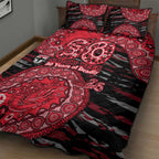 St Kilda Saints NAIDOC Week 2026 Quilt Bed Set Australian Aboriginal Dot Art Dreamtime Pattern Style