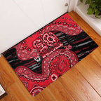 St Kilda Saints NAIDOC Week 2026 Rubber Doormat Australian Aboriginal Dot Art Dreamtime Pattern Style