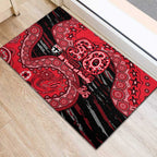 St Kilda Saints NAIDOC Week 2026 Rubber Doormat Australian Aboriginal Dot Art Dreamtime Pattern Style