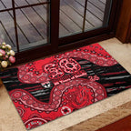 St Kilda Saints NAIDOC Week 2026 Rubber Doormat Australian Aboriginal Dot Art Dreamtime Pattern Style