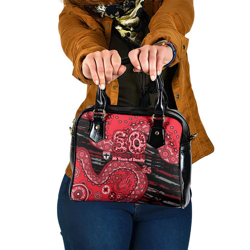 St Kilda Saints NAIDOC Week 2026 Shoulder Handbag Australian Aboriginal Dot Art Dreamtime Pattern Style
