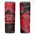 St Kilda Saints NAIDOC Week 2026 Skinny Tumbler Australian Aboriginal Dot Art Dreamtime Pattern Style