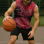 St Kilda Saints NAIDOC Week 2026 Sleeveless Hoodie Australian Aboriginal Dot Art Dreamtime Pattern Style