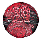 St Kilda Saints NAIDOC Week 2026 Spare Tire Cover Australian Aboriginal Dot Art Dreamtime Pattern Style