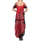 St Kilda Saints NAIDOC Week 2026 Summer Maxi Dress Australian Aboriginal Dot Art Dreamtime Pattern Style