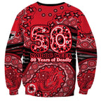 St Kilda Saints NAIDOC Week 2026 Sweatshirt Australian Aboriginal Dot Art Dreamtime Pattern Style