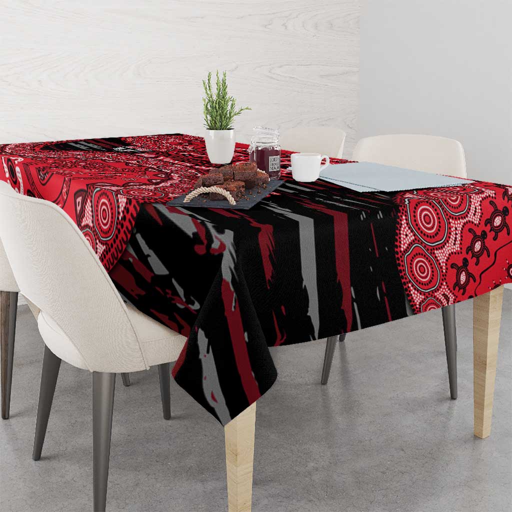 St Kilda Saints NAIDOC Week 2026 Tablecloth Australian Aboriginal Dot Art Dreamtime Pattern Style