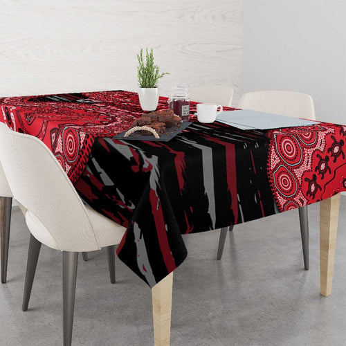 St Kilda Saints NAIDOC Week 2026 Tablecloth Australian Aboriginal Dot Art Dreamtime Pattern Style