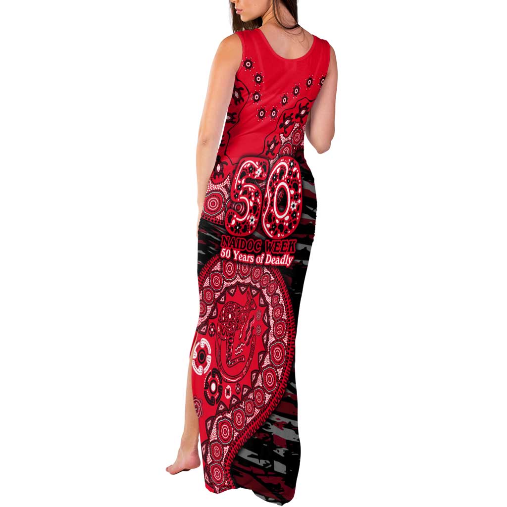 St Kilda Saints NAIDOC Week 2026 Tank Maxi Dress Australian Aboriginal Dot Art Dreamtime Pattern Style