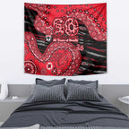 St Kilda Saints NAIDOC Week 2026 Tapestry Australian Aboriginal Dot Art Dreamtime Pattern Style