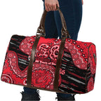 St Kilda Saints NAIDOC Week 2026 Travel Bag Australian Aboriginal Dot Art Dreamtime Pattern Style