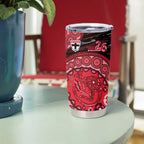 St Kilda Saints NAIDOC Week 2026 Tumbler Cup Australian Aboriginal Dot Art Dreamtime Pattern Style