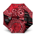 St Kilda Saints NAIDOC Week 2026 Umbrella Australian Aboriginal Dot Art Dreamtime Pattern Style
