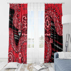 St Kilda Saints NAIDOC Week 2026 Window Curtain Australian Aboriginal Dot Art Dreamtime Pattern Style