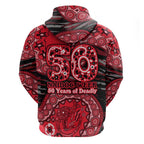 St Kilda Saints NAIDOC Week 2026 Zip Hoodie Australian Aboriginal Dot Art Dreamtime Pattern Style