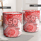 Sydney Swans NAIDOC Week 2026 Laundry Basket Australian Aboriginal Dot Art Dreamtime Pattern Style