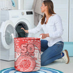 Sydney Swans NAIDOC Week 2026 Laundry Basket Australian Aboriginal Dot Art Dreamtime Pattern Style