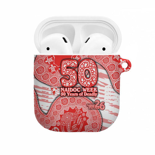 Sydney Swans NAIDOC Week 2026 AirPods Case Australian Aboriginal Dot Art Dreamtime Pattern Style