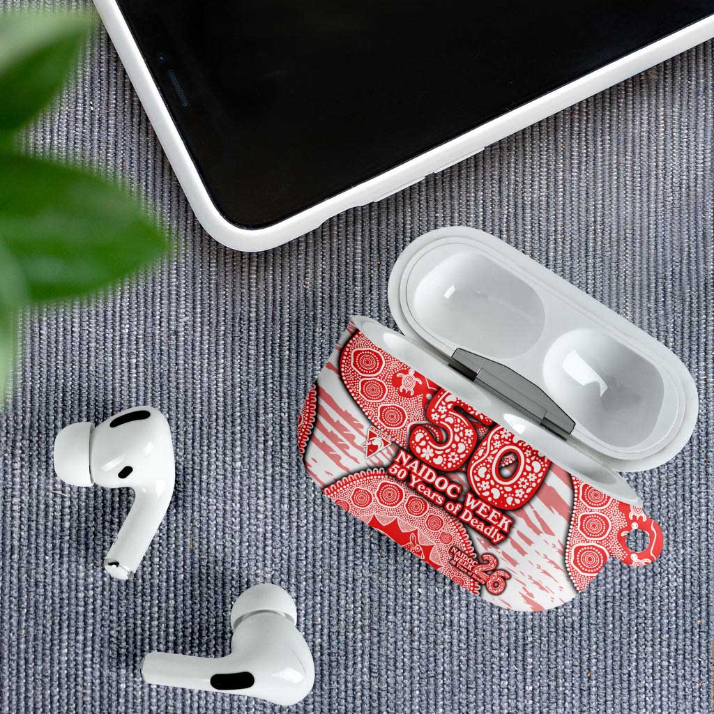 Sydney Swans NAIDOC Week 2026 AirPods Case Australian Aboriginal Dot Art Dreamtime Pattern Style
